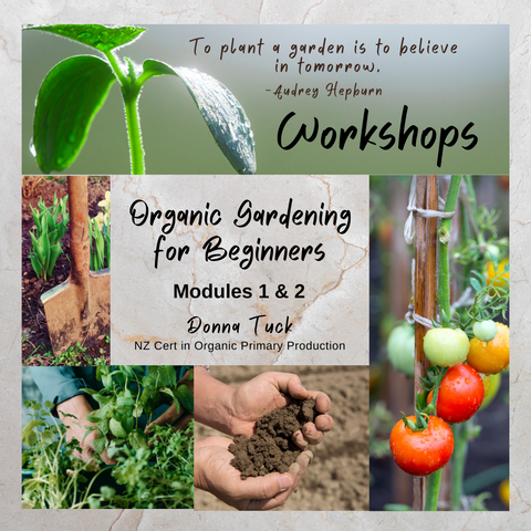 Organic Gardening  | Gift Voucher | Beginners | Module 1  & Module 2